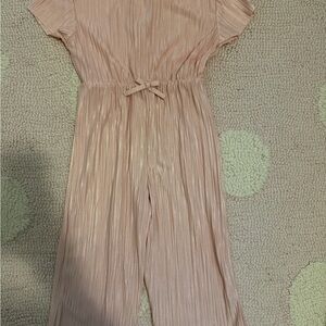Zara Shimmer Pleated Light Pink Jumper